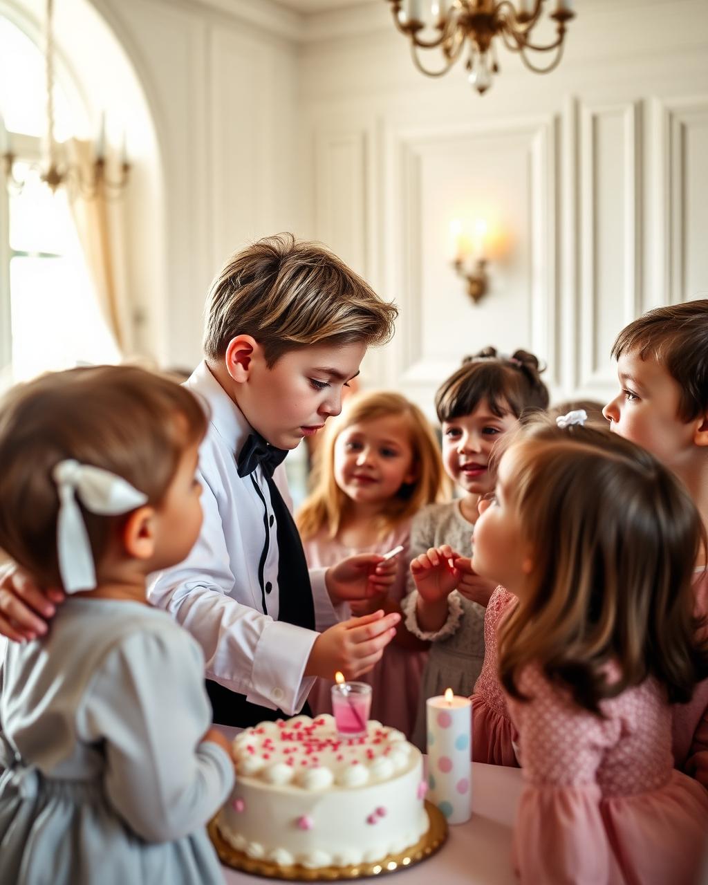 Magie close-up pour enfants lors d'un anniversaire